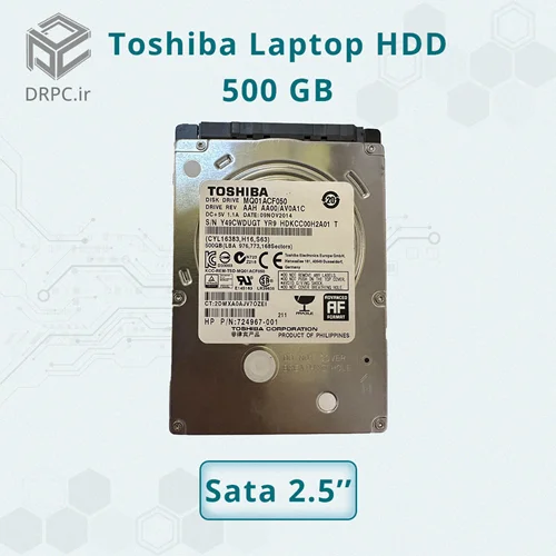 هارد لپ تاپ توشیبا کارکرده Toshiba HDD 500 GB