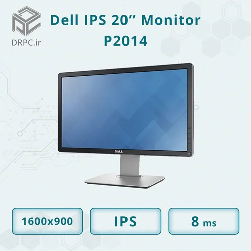 مانیتور استوک دل 20 اینچ Dell p2014 LED IPS