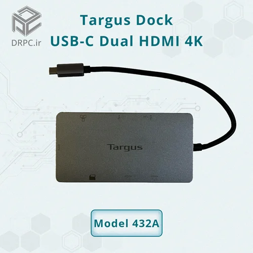 تبدیل USB C تارگوس Targus USB-C Dual HDMI 4K Docking Station